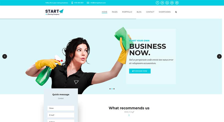 Start - Multiuse Business WordPress Theme